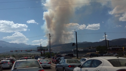 Almost home, the Waldo Canyon fire had been burning for an hour.